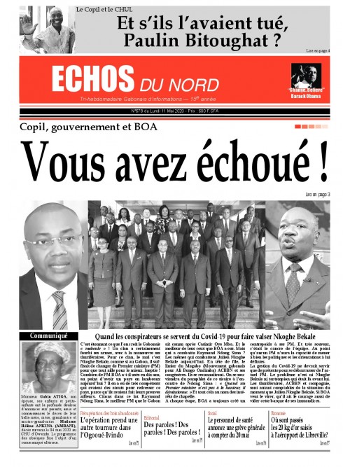 Echos du Nord 11/05/2020
